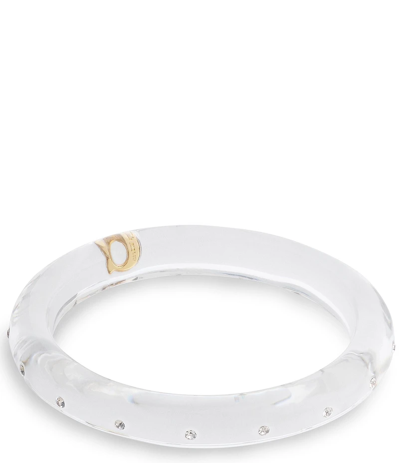 COACH Signature C Resin Bangle Bracelet