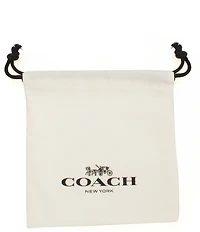 COACH Signature C Resin Heart Short Pendant Necklace