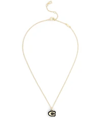 COACH Signature C Resin Short Pendant Necklace