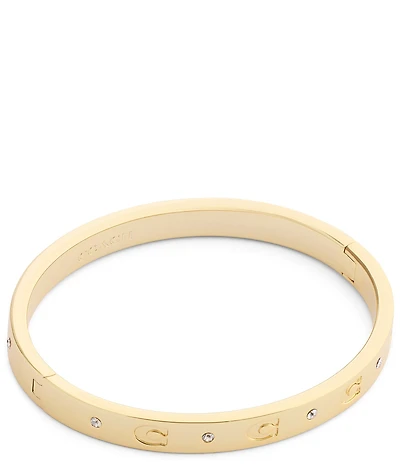 COACH Signature C Stone Bangle Bracelet