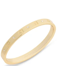 COACH Signature C Stone Bangle Bracelet