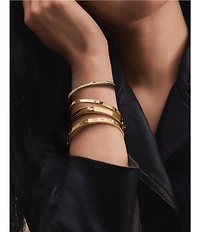 COACH Signature C Stone Bangle Bracelet
