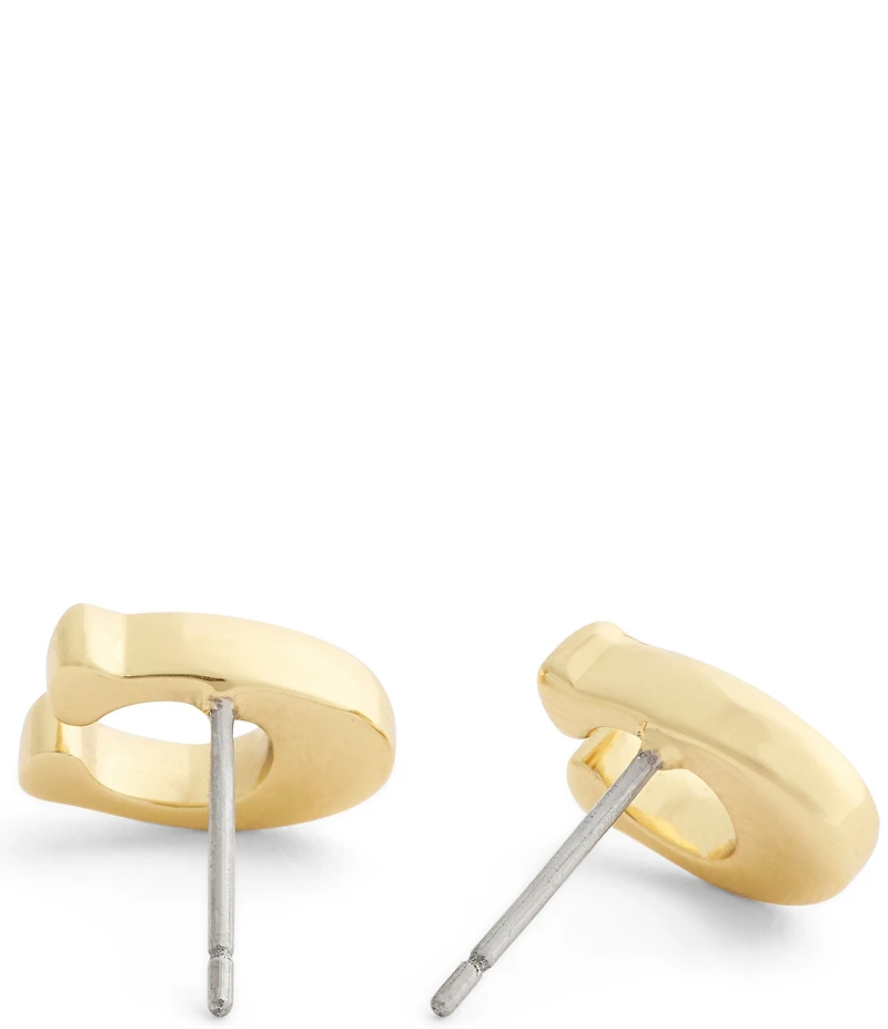 COACH Signature C Stud Earrings