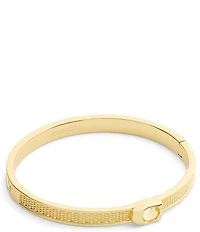 COACH Signature C Textured Bangle Bracelet