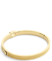COACH Signature C Textured Bangle Bracelet