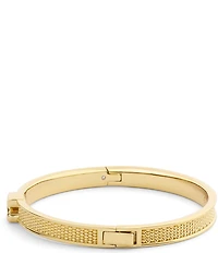 COACH Signature C Textured Bangle Bracelet