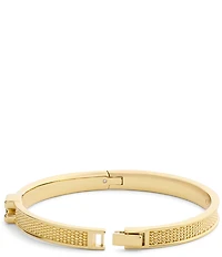 COACH Signature C Textured Bangle Bracelet