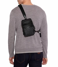 COACH Signature Canvas Gotham Sling Pack 13 Bag