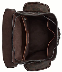 COACH Signature Canvas Hitch Backpack