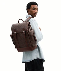 COACH Signature Canvas Hitch Backpack