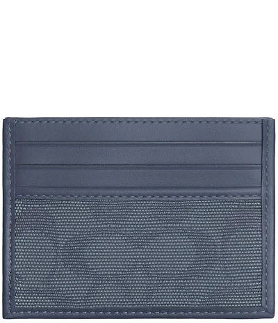 COACH Signature Canvas Jacquard/Refined Calfskin Leather Refined Card Case
