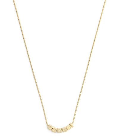 COACH Signature COACH Cube Collar Necklace