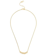 COACH Signature COACH Cube Collar Necklace