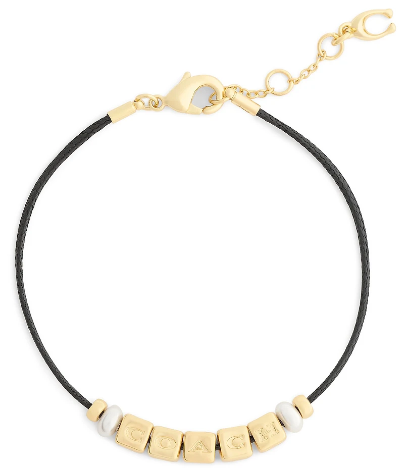 COACH Signature COACH Cube Line Bracelet