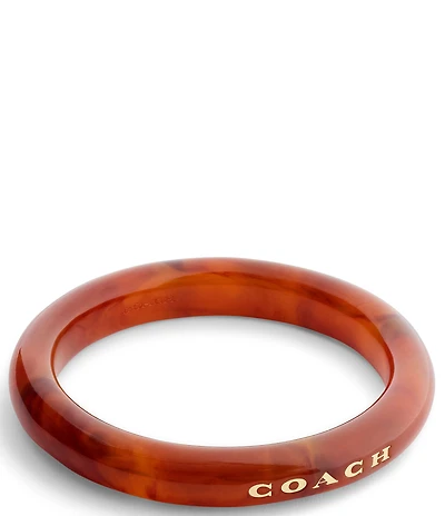 COACH Signature COACH Resin Bangle Bracelet