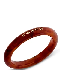 COACH Signature COACH Resin Bangle Bracelet