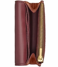 COACH Signature Coated Canvas Essential Flap Card Case