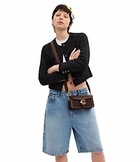 COACH Signature Coated Canvas Tabby 20 Shoulder Bag