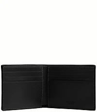 COACH Signature Coated Canvas/Leather Slim Billfold Wallet