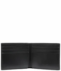 COACH Signature Coated Canvas/Leather Slim Billfold Wallet