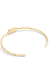 COACH Signature Hangtag Thin Cuff Bracelet