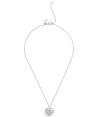 COACH Signature Heart Short Pendant Necklace