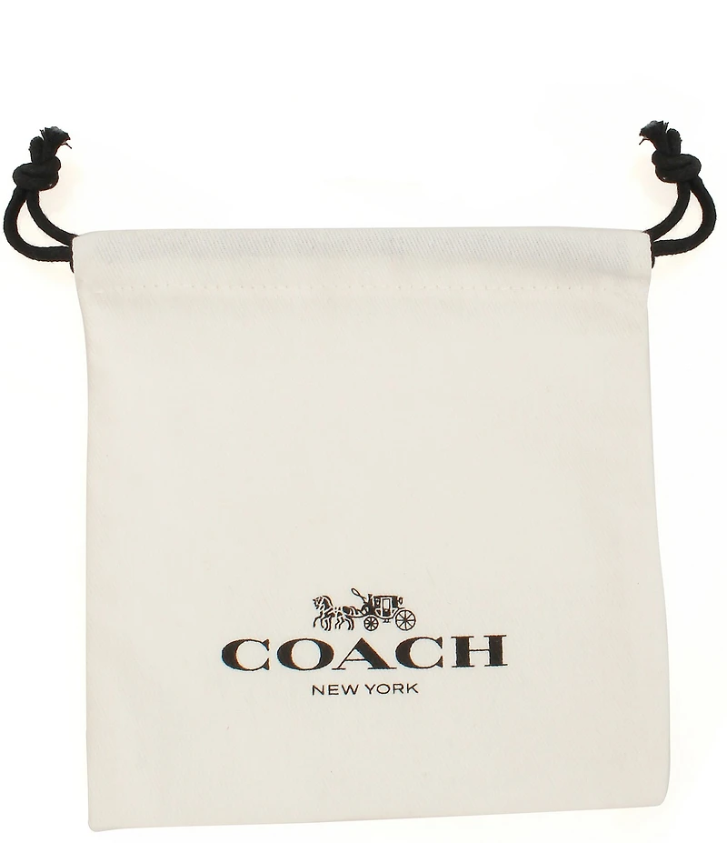 COACH Signature Heart Short Pendant Necklace