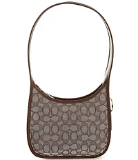 COACH Signature Jacquard Curve Shoulder Bag