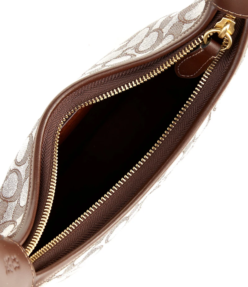 COACH Signature Jacquard Curve Shoulder Bag