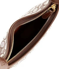 COACH Signature Jacquard Curve Shoulder Bag