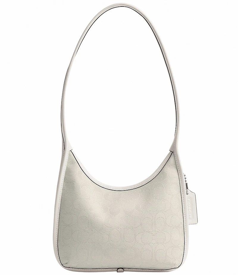 COACH Signature Jacquard Curve Shoulder Bag