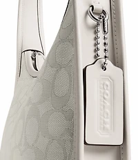 COACH Signature Jacquard Curve Shoulder Bag