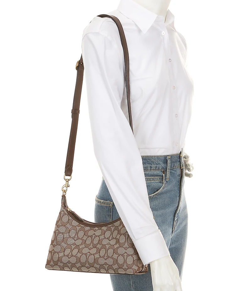COACH Signature Jacquard Juliet 25 Shoulder Bag