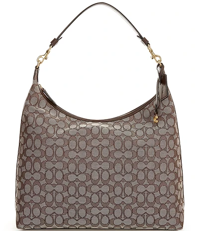 COACH Signature Jacquard Juliet 38 Shoulder Bag