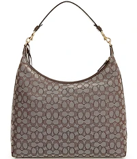 COACH Signature Jacquard Juliet 38 Shoulder Bag