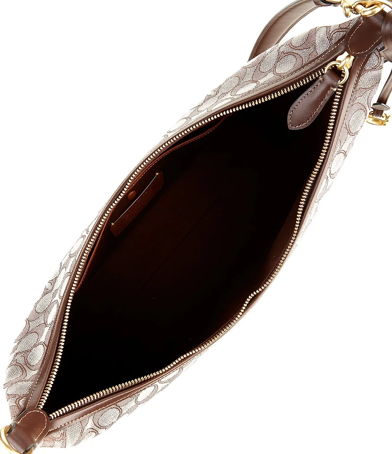 COACH Signature Jacquard Juliet 38 Shoulder Bag
