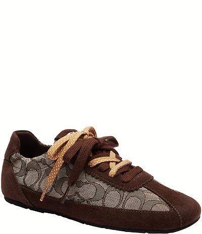 COACH Signature Jacquard Soft Sneakers