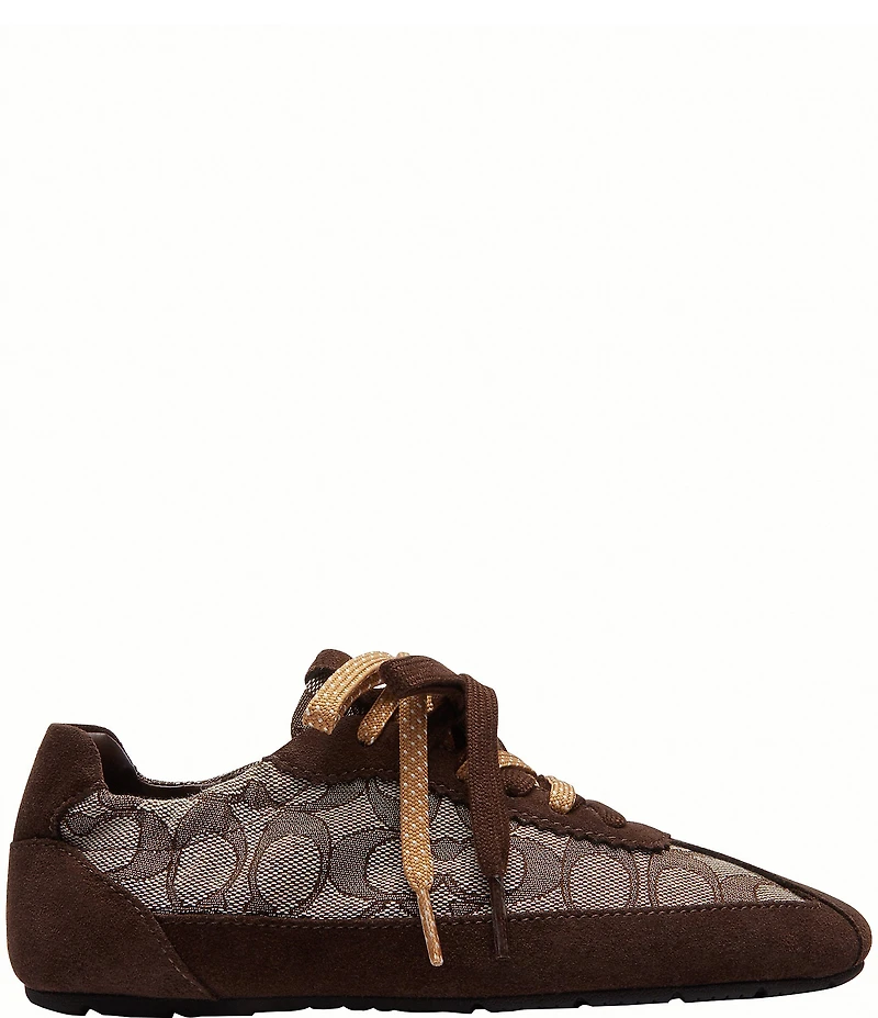 COACH Signature Jacquard Soft Sneakers
