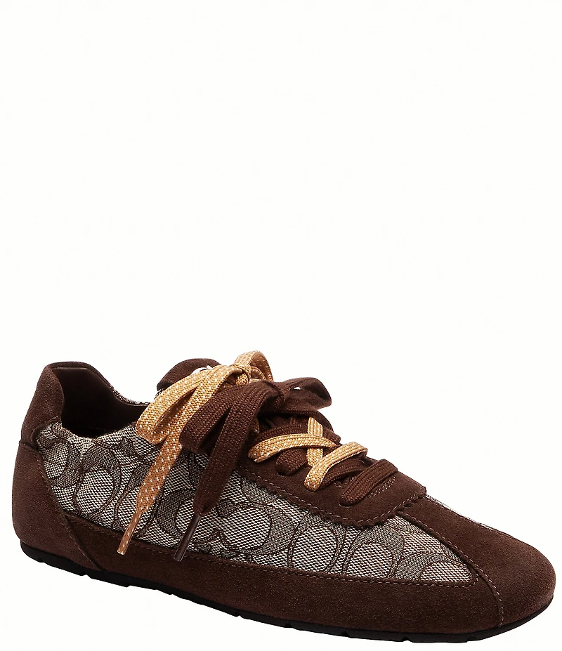 COACH Signature Jacquard Soft Sneakers