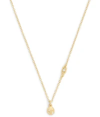COACH Signature Ladybug Short Pendant Necklace