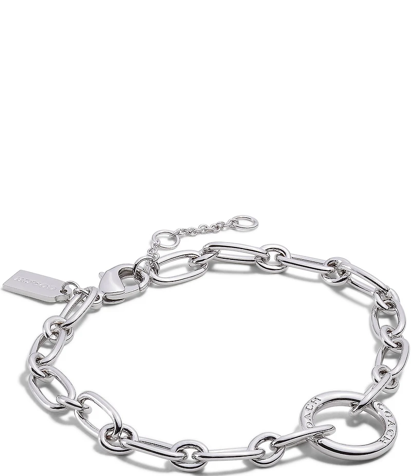 COACH Signature Link Line Bracelet