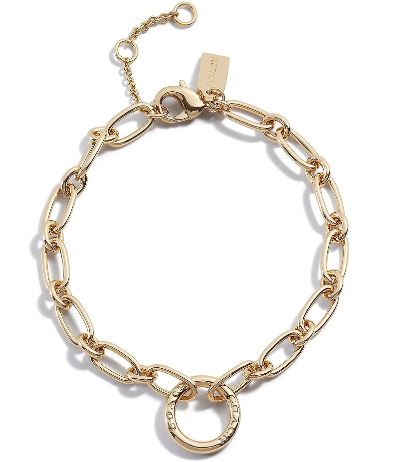 COACH Signature Link Line Bracelet