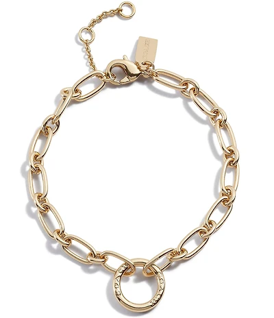 COACH Signature Link Line Bracelet