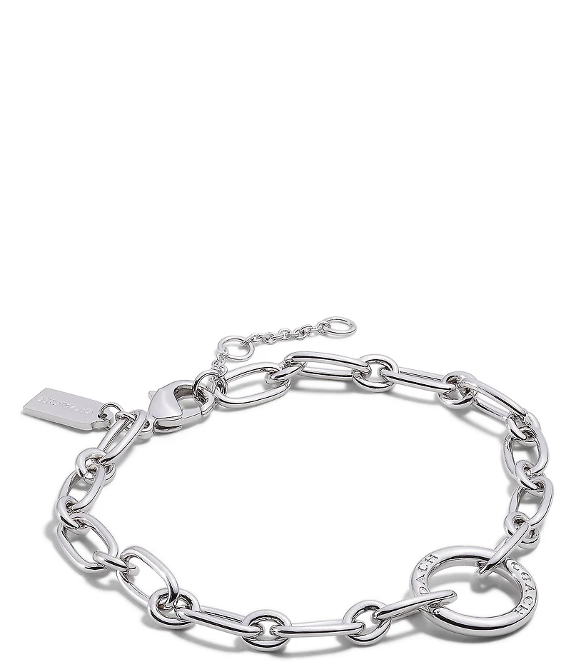COACH Signature Link Line Bracelet