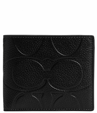 COACH Signature Maxi 3 In 1 Leather Wallet