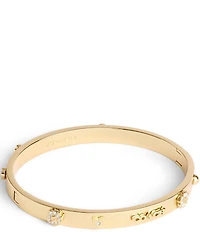 COACH Signature Mixed Motif Bangle Bracelet