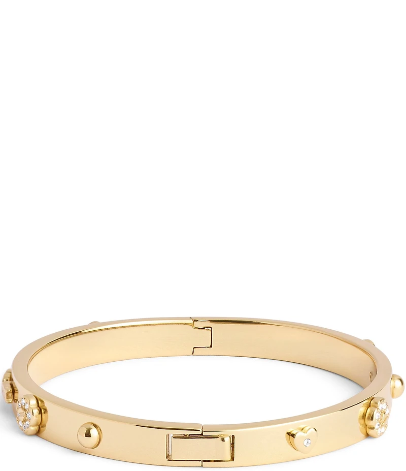 COACH Signature Mixed Motif Bangle Bracelet