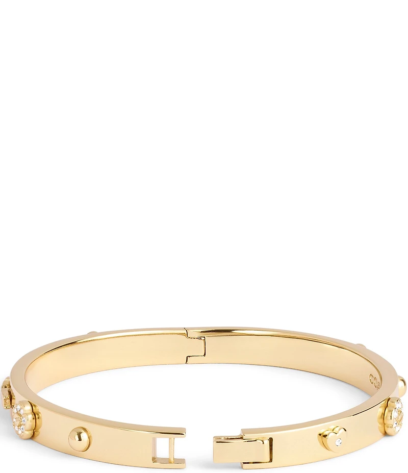 COACH Signature Mixed Motif Bangle Bracelet