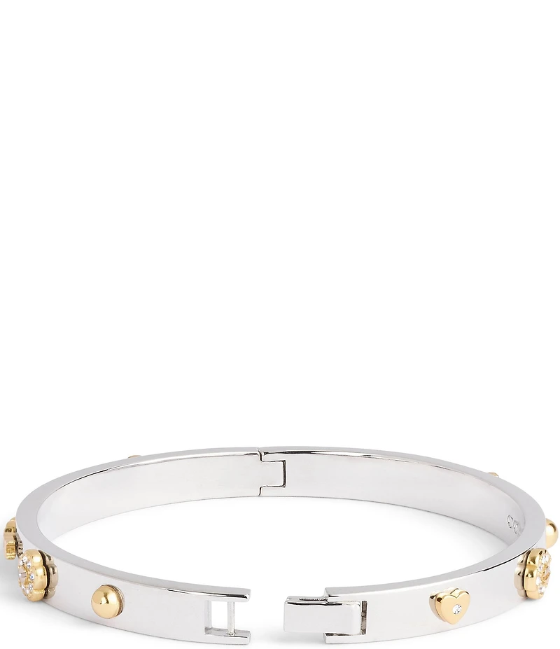 COACH Signature Mixed Motif Bangle Bracelet
