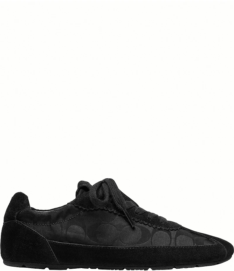 COACH Signature Nylon Logo Soft Sneakers
